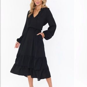 ShowMeYourMumu Cait Midi Dress in Bubblegum Pink